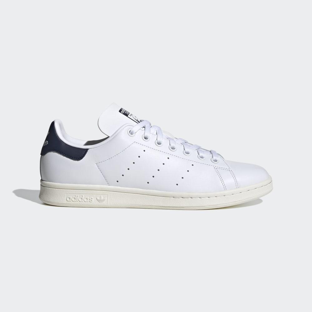 Adidas Men's Stan Smith Originals Shoes White/Navy Ireland FV4086